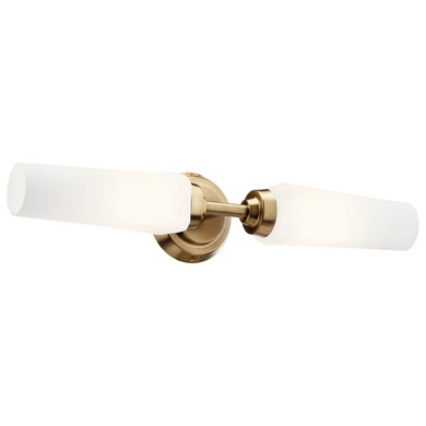 Sconces Double Glass by Kichler ( 12 | 55074CPZ Truby ) 