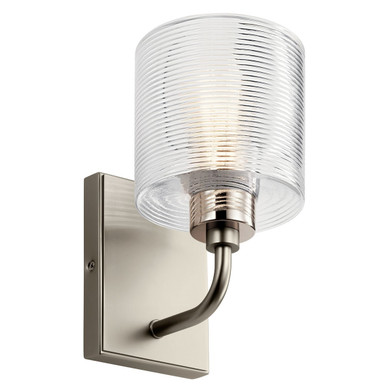 Sconces Single Glass by Kichler ( 12 | 55105SN Harvan ) 