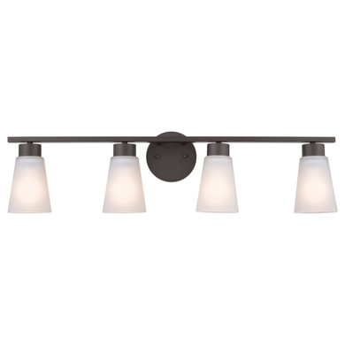 Bathroom Fixtures Four Lights by Kichler ( 12 | 55122BK Stamos ) 