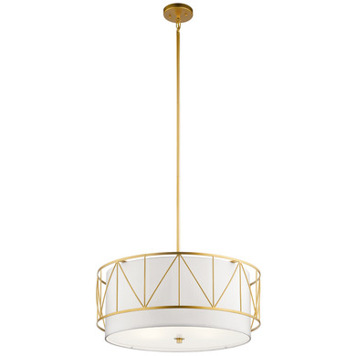 Pendants Drum Shade by Kichler ( 12 | 52072CLG Birkleigh ) 