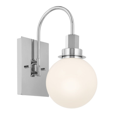 Sconces Single Glass by Kichler ( 12 | 55149CH Hex ) 