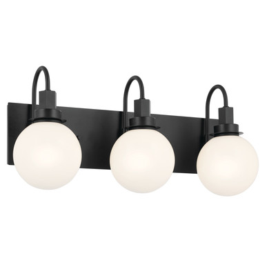 Bathroom Fixtures Three Lights by Kichler ( 12 | 55151BK Hex ) 