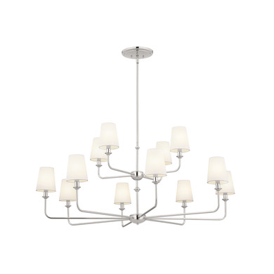 Large Chandeliers Candle by Kichler ( 12 | 52518PN Pallas ) 