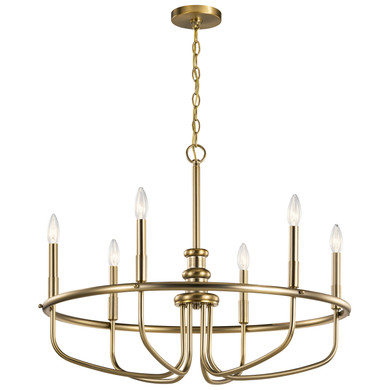 Mid. Chandeliers Candle by Kichler ( 12 | 52304CLZ Capitol Hill ) 
