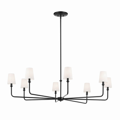 Large Chandeliers Candle by Kichler ( 12 | 52521BK Pallas ) 