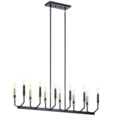 Linear/Island 4 Light + by Kichler ( 12 | 52350BK Armand ) 