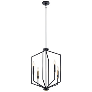 Foyer/Hall Lanterns Open Frame by Kichler ( 12 | 52351BK Armand ) 
