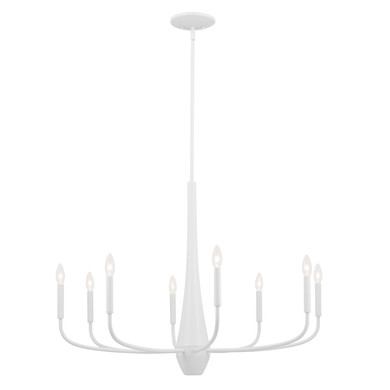 Mid. Chandeliers Candle by Kichler ( 12 | 52526WH Deela ) 