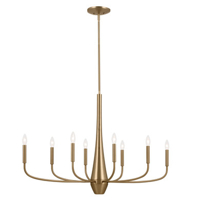 Large Chandeliers Candle by Kichler ( 12 | 52528CPZ Deela ) 