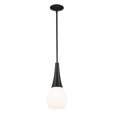 Mini Pendants Glass Down by Kichler ( 12 | 52529BK Deela ) 