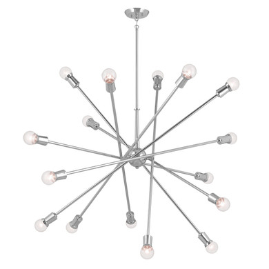 Large Chandeliers Starburst by Kichler ( 12 | 52537CH Armstrong ) 
