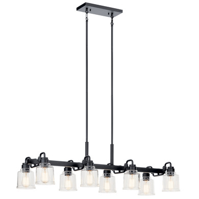 Linear/Island 4 Light + by Kichler ( 12 | 52400BK Aivian ) 