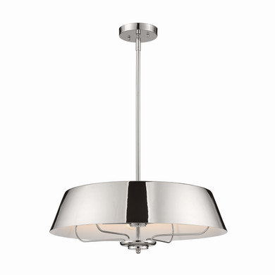 Semi-Flush Mts. Drum Shade by Kichler ( 12 | 52543PN Luella ) 