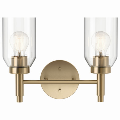 Bathroom Fixtures Two Lights by Kichler ( 12 | 55184CPZ Madden ) 