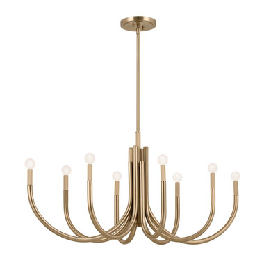 Large Chandeliers Candle by Kichler ( 12 | 52553CPZ Odensa ) 