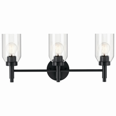 Bathroom Fixtures Three Lights by Kichler ( 12 | 55185BK Madden ) 