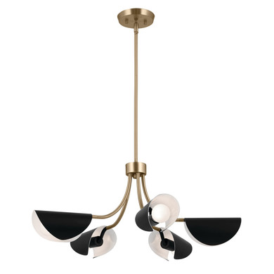 Mid. Chandeliers Candle by Kichler ( 12 | 52558CPZBK Arcus ) 