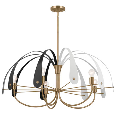 Large Chandeliers Metal Shade by Kichler ( 12 | 52573CPZ Petal ) 