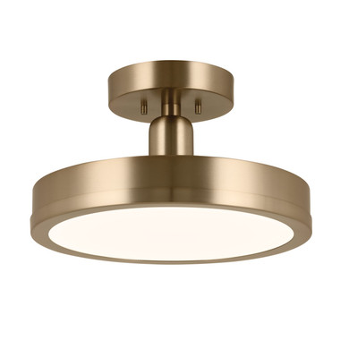 Semi-Flush Mts. Ring Shade/Halo by Kichler ( 12 | 52589CPZ Riu ) 