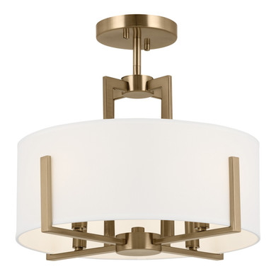 Mid. Chandeliers Drum Shade by Kichler ( 12 | 52591CPZ Malen ) 