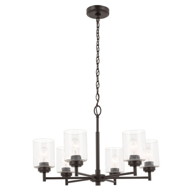 Mid. Chandeliers Glass Up by Kichler ( 12 | 52616OZ Winslow ) 
