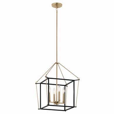 Foyer/Hall Lanterns Open Frame by Kichler ( 12 | 52626CPZ Eisley ) 