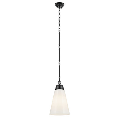Mini Pendants Glass Down by Kichler ( 12 | 52661BK Marsailli ) 