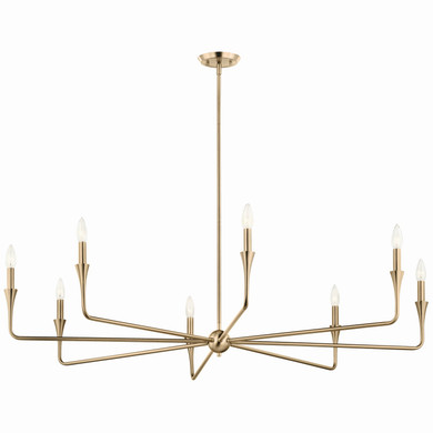 Large Chandeliers Candle by Kichler ( 12 | 52691CPZ Alvaro ) 