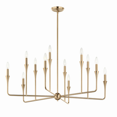Large Chandeliers Candle by Kichler ( 12 | 52692CPZ Alvaro ) 