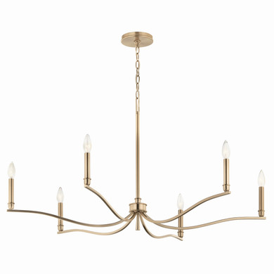 Large Chandeliers Candle by Kichler ( 12 | 52696CPZ Malene ) 