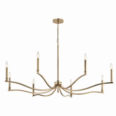 Large Chandeliers Candle by Kichler ( 12 | 52697CPZ Malene ) 