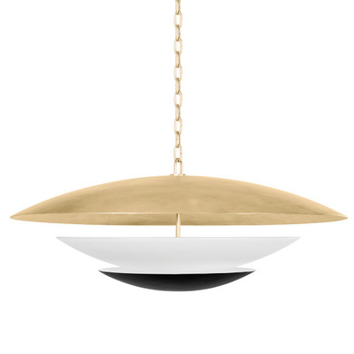 Pendants Metal Shade by Corbett Lighting ( 68 | 413-36-VGL/SBK Adara ) 