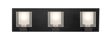 Bathroom Fixtures Three Lights by Besa ( 74 | 3WF-BOLOFR-LED-BK Besa Bolo Vanity ) 