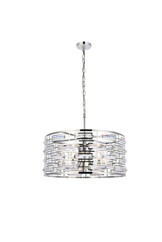 Pendants Drum Shade by Elegant Lighting ( 173 | 1108D24C Kennedy ) 