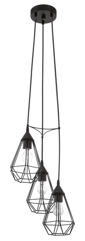 Mini Pendants 3 Light Cluster by Eglo USA ( 217 | 94191A Tarbes ) 