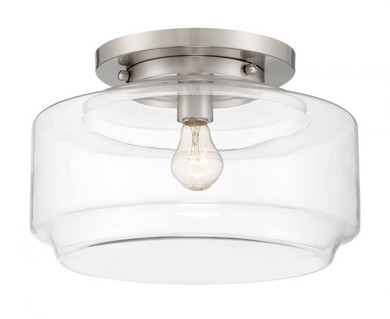 Flush Mounts Glass Down by Craftmade ( 46 | X3114-BNK Peri ) 