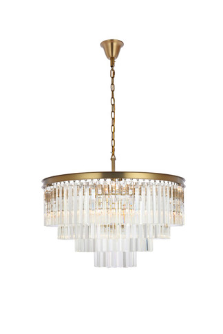 Mid. Chandeliers Glass Down by Elegant Lighting ( 173 | 1201D32SG/RC Sydney ) 