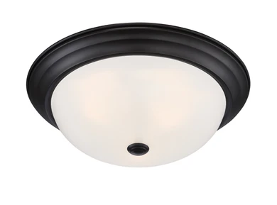Flush Mounts Bowl Style by Designers Fountain ( 43 | 1257L-ORB-W Decorative Flushmount ) 