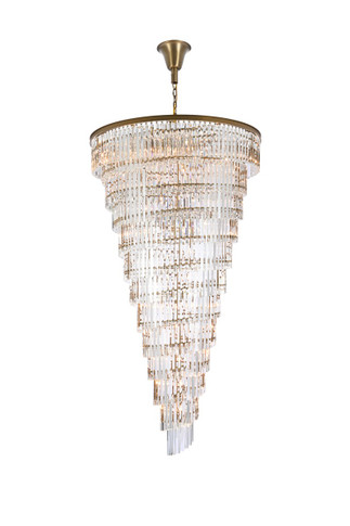 Large Chandeliers Glass Shade by Elegant Lighting ( 173 | 1201SR48SG/RC Sydney ) 