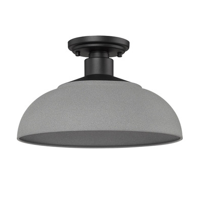 Exterior Ceiling Mount by Golden ( 62 | 2866-OSF NB-NG Levitt ) 