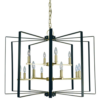 Pendants Open Frame by Framburg ( 8 | 3058 SB/MBLACK Camille ) 