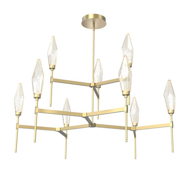 Large Chandeliers Glass Shade by Hammerton Studio ( 404 | CHB0050-54-GB-CA-001-L3 Rock Crystal ) 