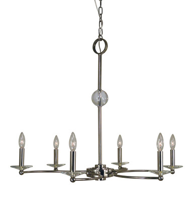 Mid. Chandeliers Candle by Framburg ( 8 | 3108 PN Pirouette ) 