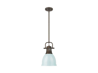 Mini Pendants Metal Shade by Golden ( 62 | 3604-S RBZ-SF Duncan ) 