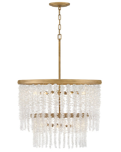 Mid. Chandeliers Glass Down by Fredrick Ramond ( 138 | FR41495BNG Rubina ) 