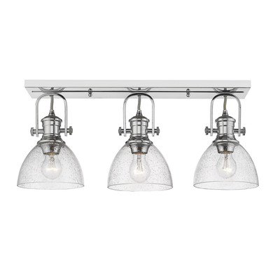 Semi-Flush Mts. Directional by Golden ( 62 | 3118-3SF CH-SD Hines ) 