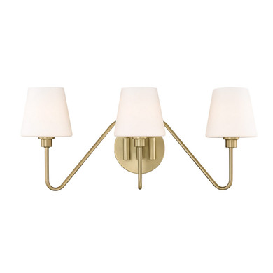Sconces Triple Candle by Golden ( 62 | 3690-BA3 BCB-OP Kennedy ) 