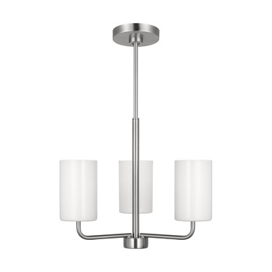 Mini Chandeliers Glass Shade by Generation Lighting ( 1 | GLC1003BS Rhett ) 
