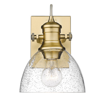Sconces Single Glass by Golden ( 62 | 3118-BA1 BCB-SD Hines ) 