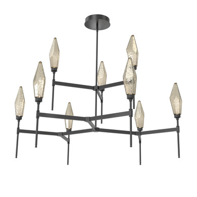 Large Chandeliers Glass Shade by Hammerton Studio ( 404 | CHB0050-54-MB-CB-001-L3 Rock Crystal ) 